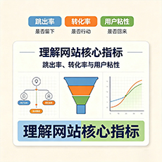 芜湖建站-理解网站核心指标:跳出率、转化率与用户粘性