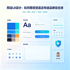 芜湖建站-网站UI设计：如何用视觉语言传递品牌信任感
